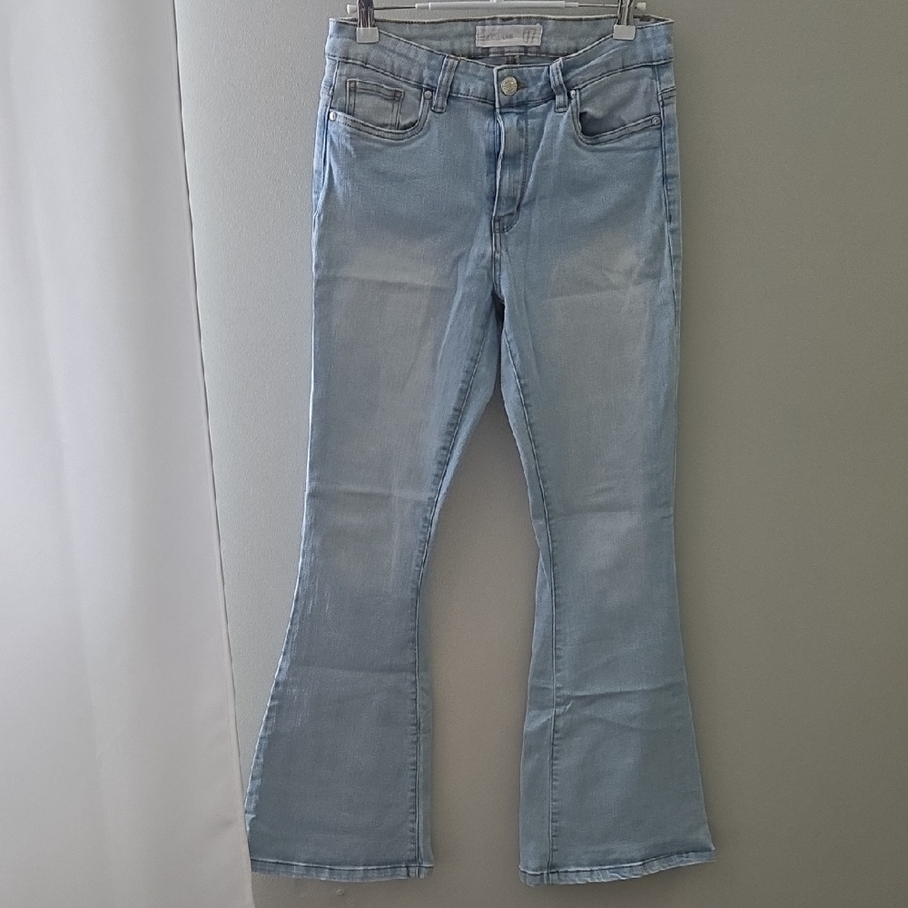 Refuge Light Blue Flare Jeans